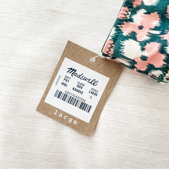 4/$25 Madewell Cotton-Modal Thong in Morning Posies - Picture 5 of 6